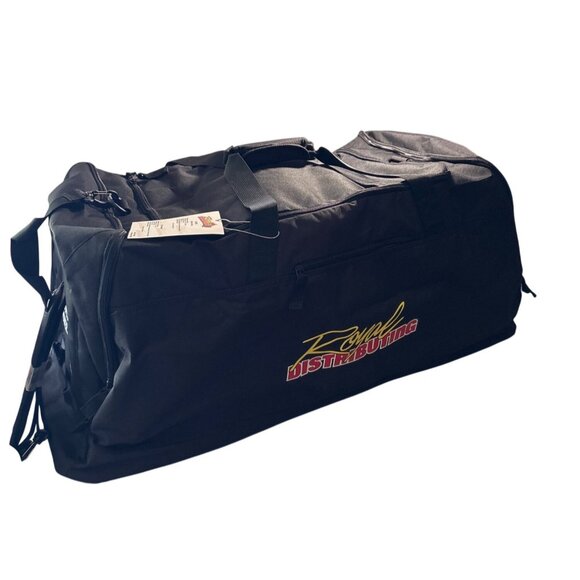 Large Black Duffel Bag Royal Distributing Adjustable Strap Zipper Canada - Picture 1 of 16